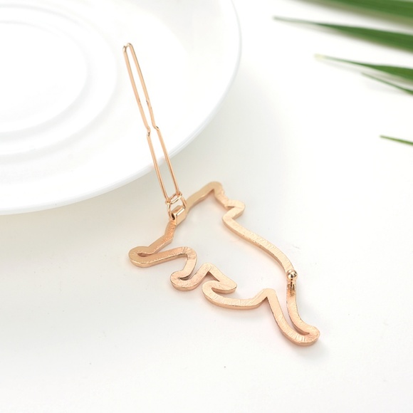 Minimalist Cute Cat Hair Clip - Picture 2 of 4